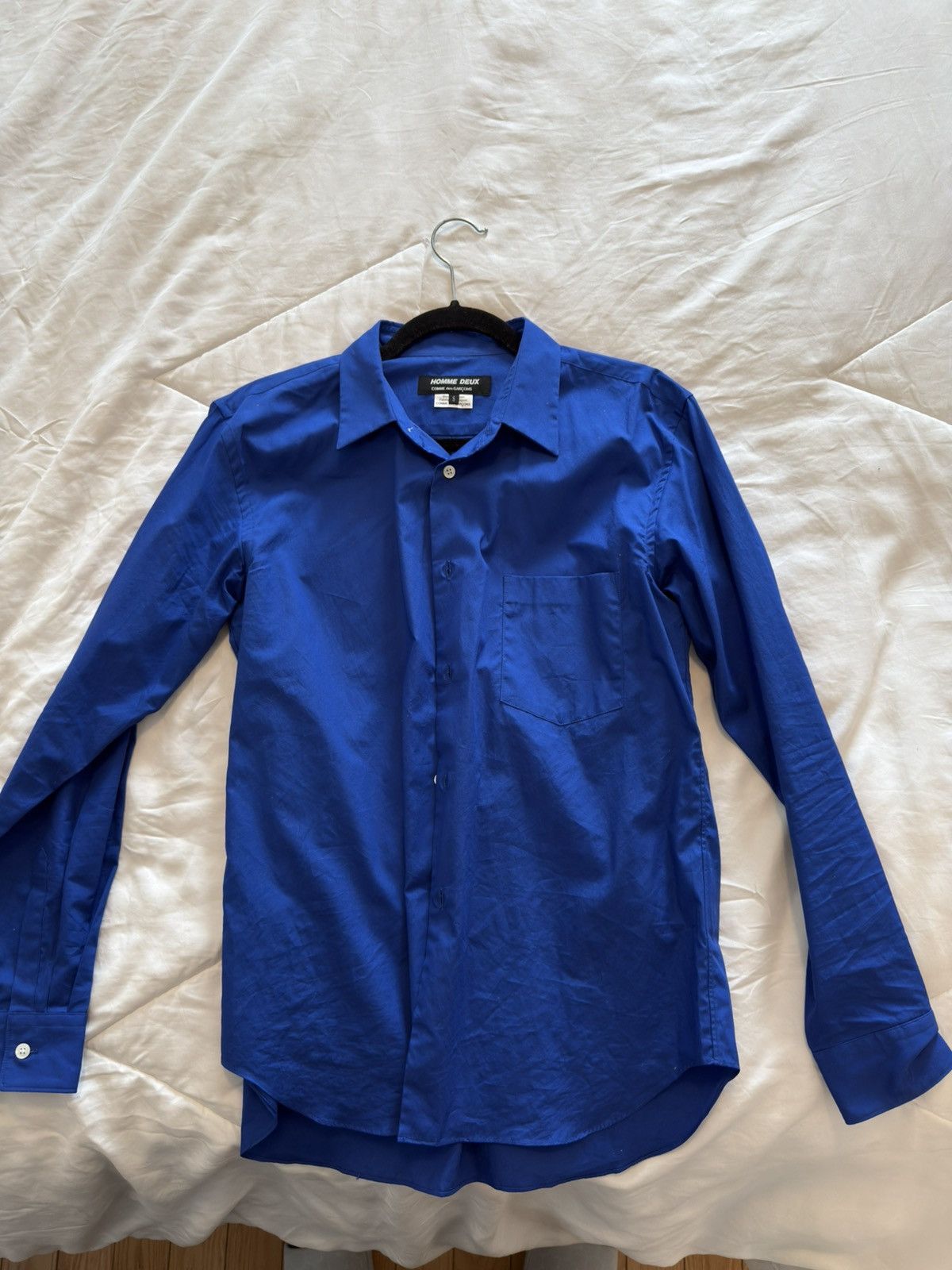 Comme des Garcons Comme des Garçons Homme Deux Button-Down Shirt Blue Size US S / EU 44-46 / 1 - 6 Thumbnail