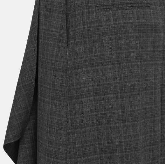 Dior o1w1db10225 Mid-Length Draped Skirt in Gray Size 28" / US 6 / IT 42 - 3 Thumbnail