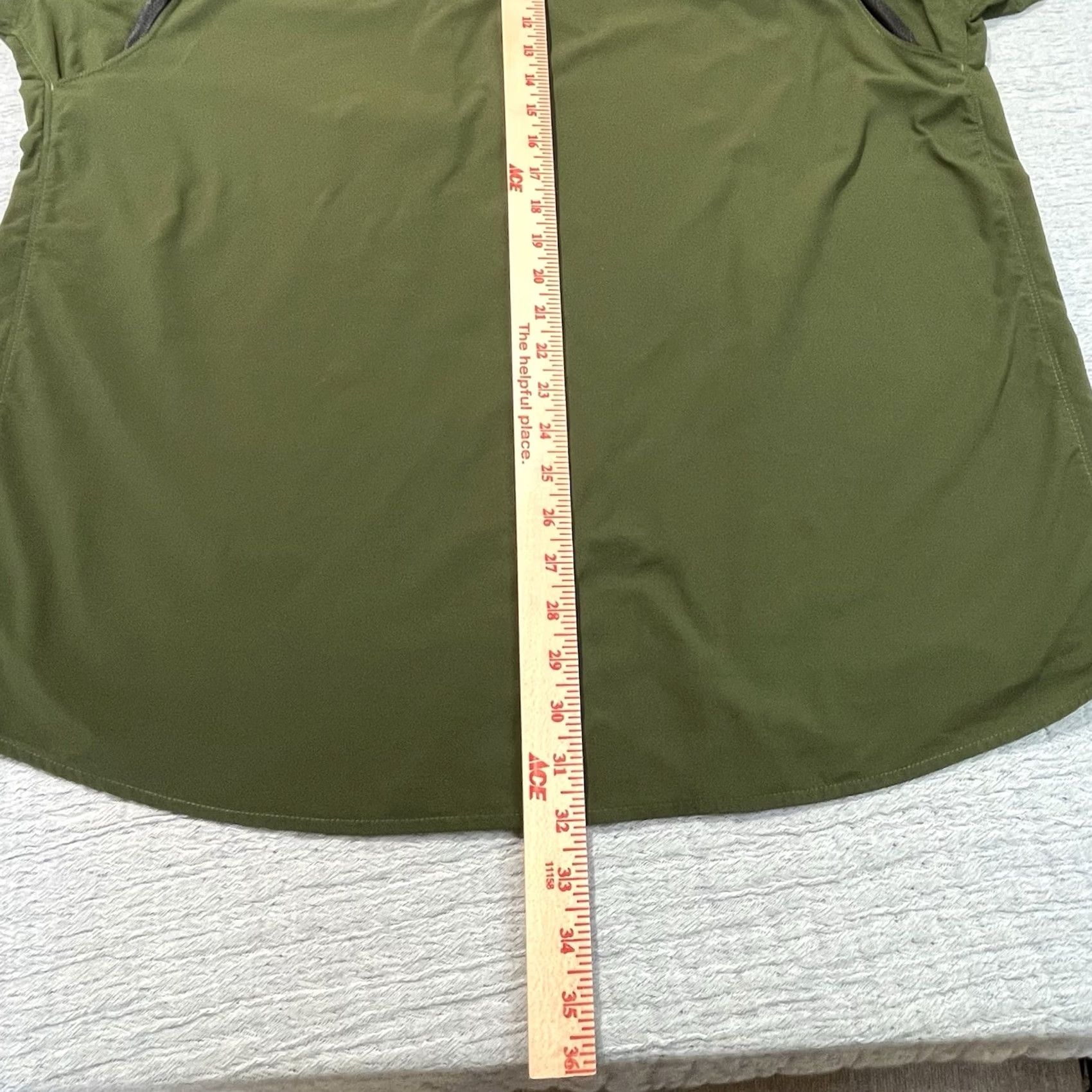 The North Face The North Face Shirt Mens 2XL Green Nylon Button-Up Long Sleeve Fishing Hiking UV Breathable Pockets Logo Outdoor Endurance Series Size US XXL / EU 58 / 5 - 8 Thumbnail