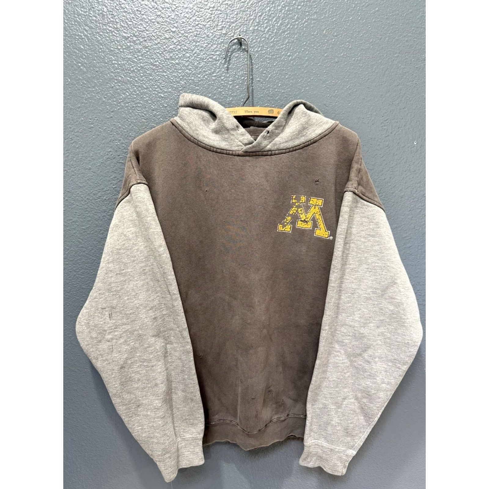 Vintage Vintage Galt Sand University Of Minnesota Gophers Distressed Hoodie 90’s Large Size US L / EU 52-54 / 3 - 4 Thumbnail