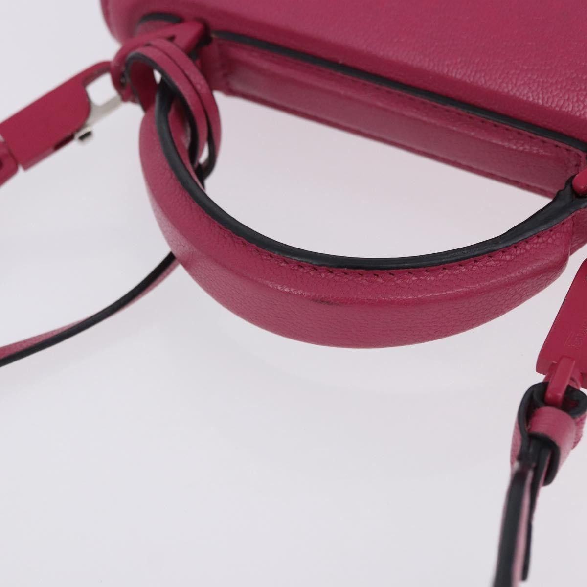 Salvatore Ferragamo Salvatore Ferragamo Gancini Hand Bag Leather 2way Pink Size ONE SIZE - 20 Thumbnail