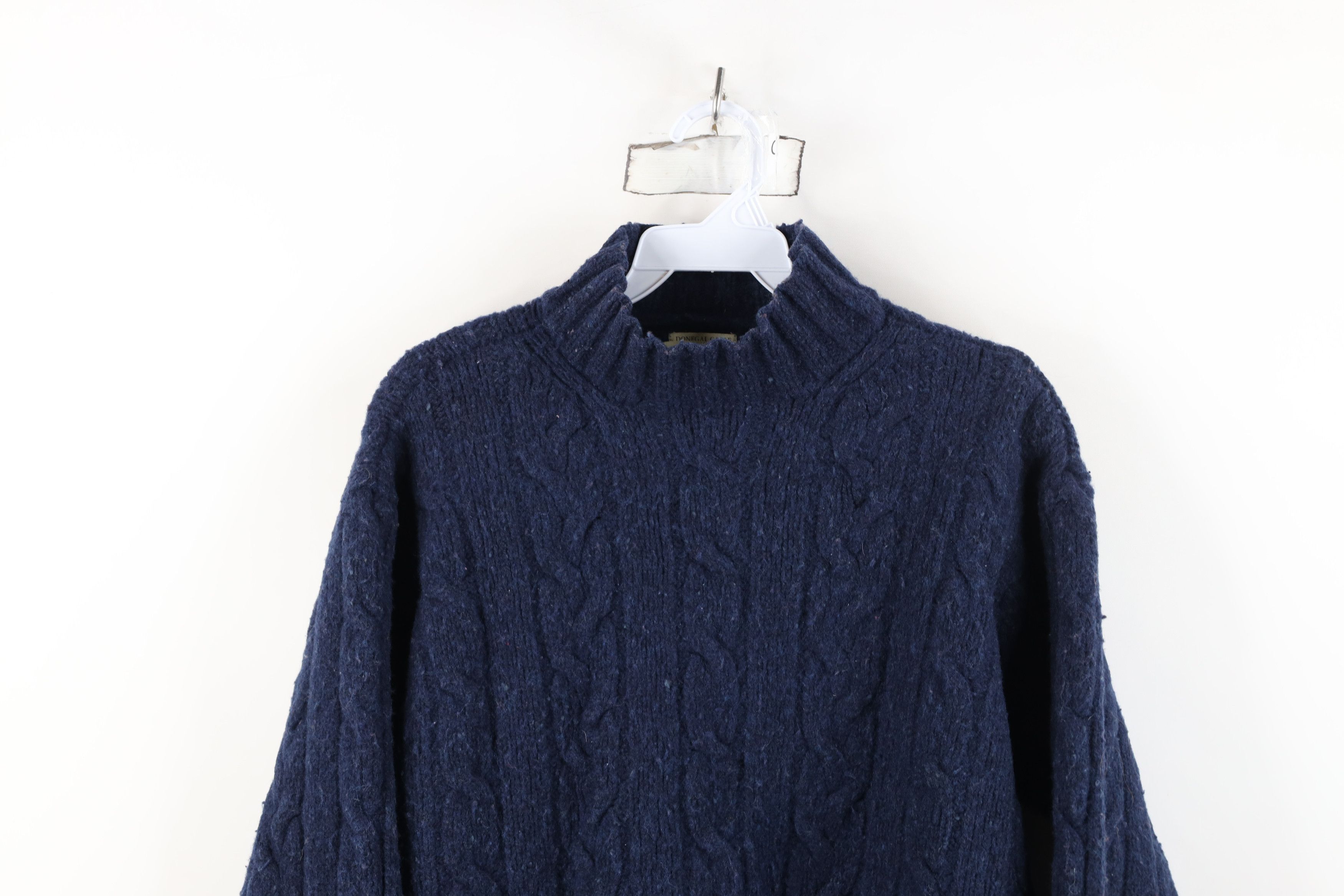 American Eagle Outfitters Vintage Y2K American Eagle Fisherman Cable Knit Sweater Blue Size XL / US 12-14 / IT 48-50 - 2 Thumbnail
