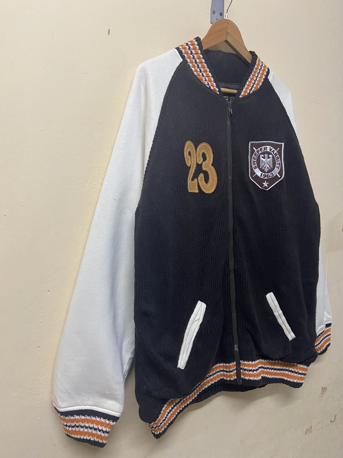 Vintage 23 Germany Sweeper Varsity Jacket Size US XXL / EU 58 / 5 - 2 Thumbnail