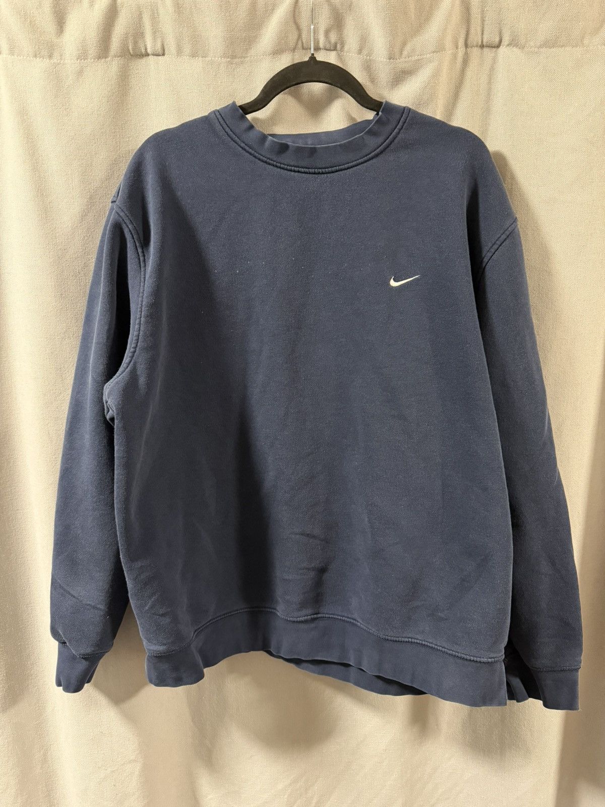 Nike Y2K Nike navy sweatshirt Size US L / EU 52-54 / 3 - 1 Thumbnail