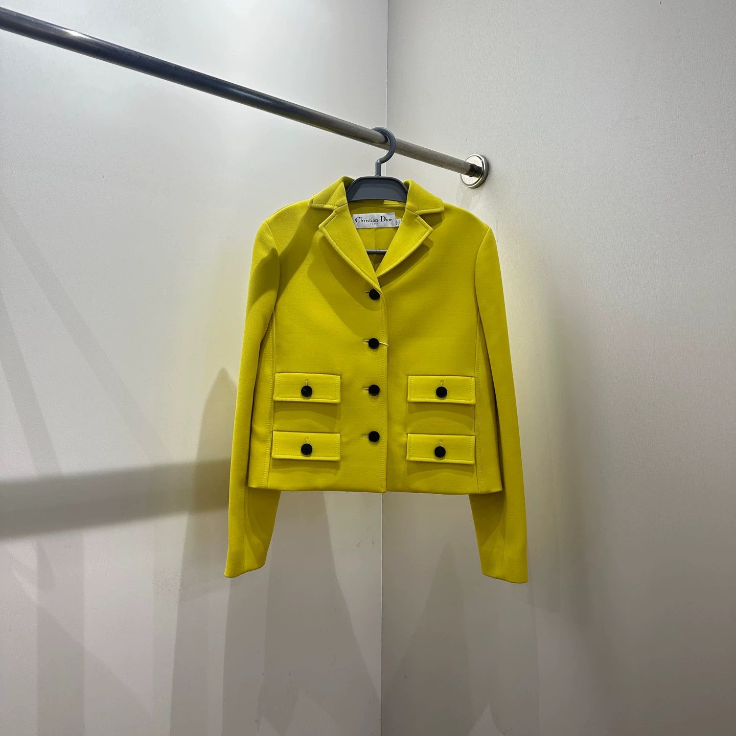 Christian Dior Monsieur Christian Dior mar98 Lemon Yellow Blazer 38 Size S / US 4 / IT 40 - 1 Thumbnail