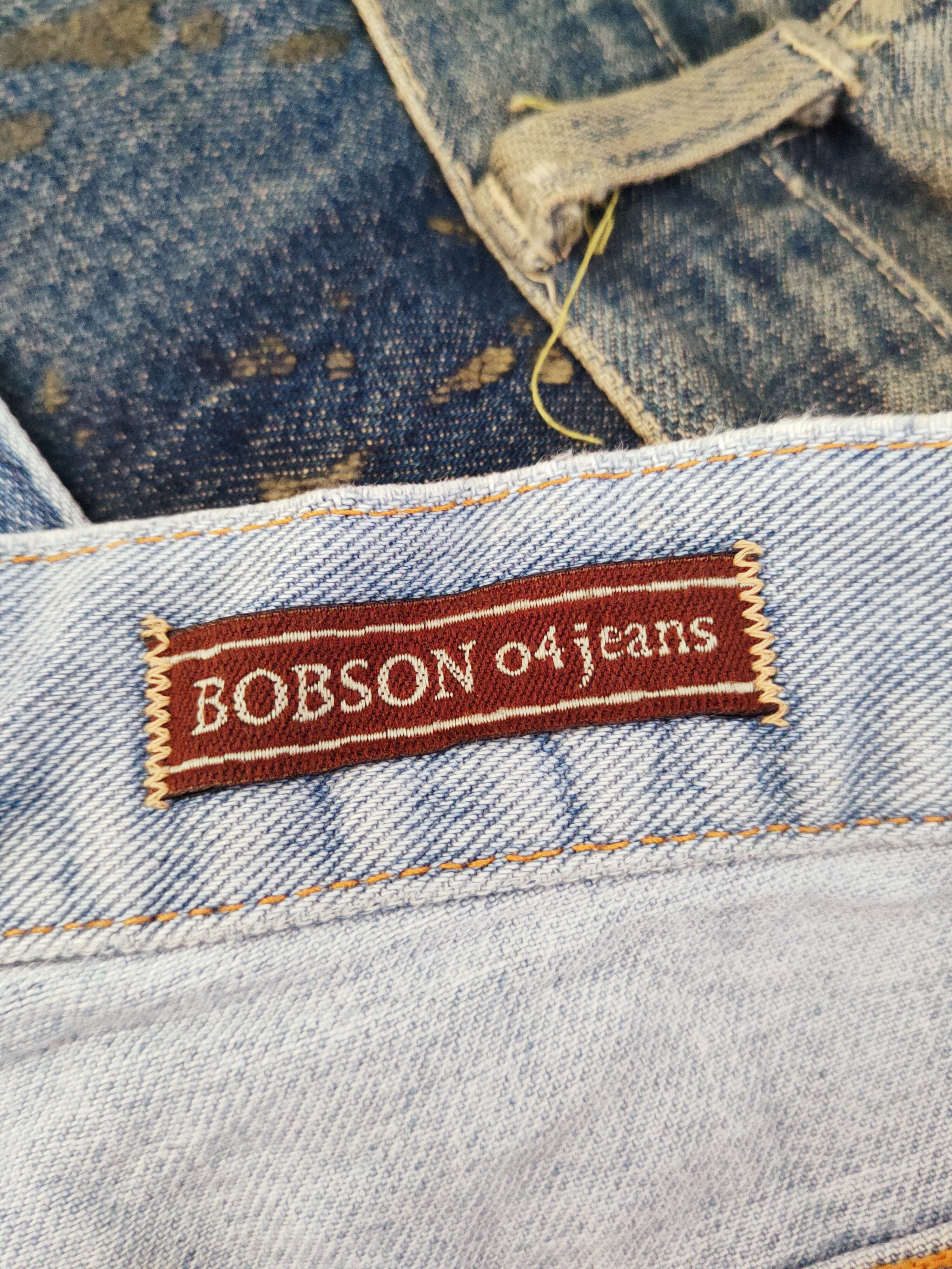 Japanese Brand Bobson Blue Distressed Ripped Jeans #W617 Size US 38 / EU 54 - 17 Thumbnail