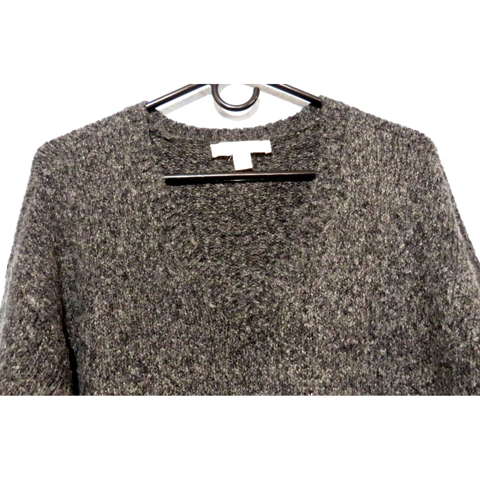 Michael Kors Michael Kors Pullover Sweater Women's M V-Neck Gray Knit Size M / US 6-8 / IT 42-44 - 5 Thumbnail