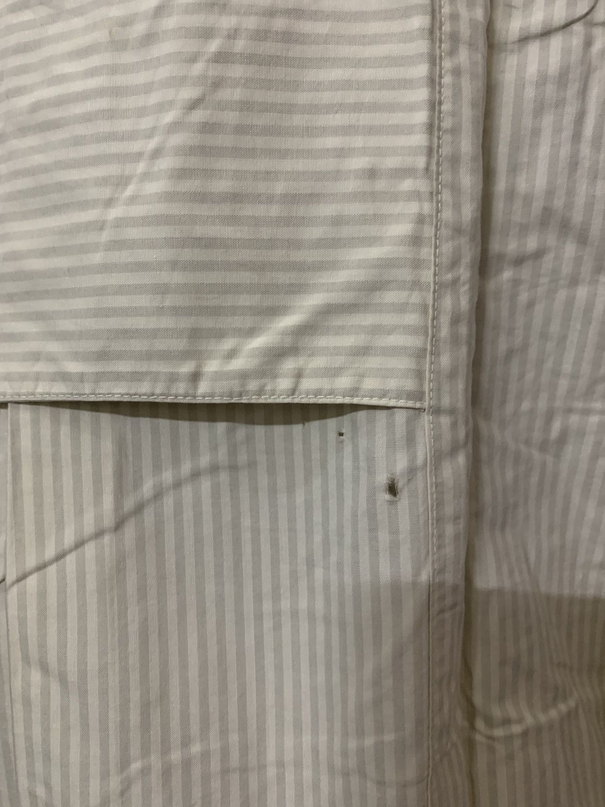 Issey Miyake 💥Final💥Vintage Issey Miyake Stripe Shirt Buttom Size US L / EU 52-54 / 3 - 5 Thumbnail