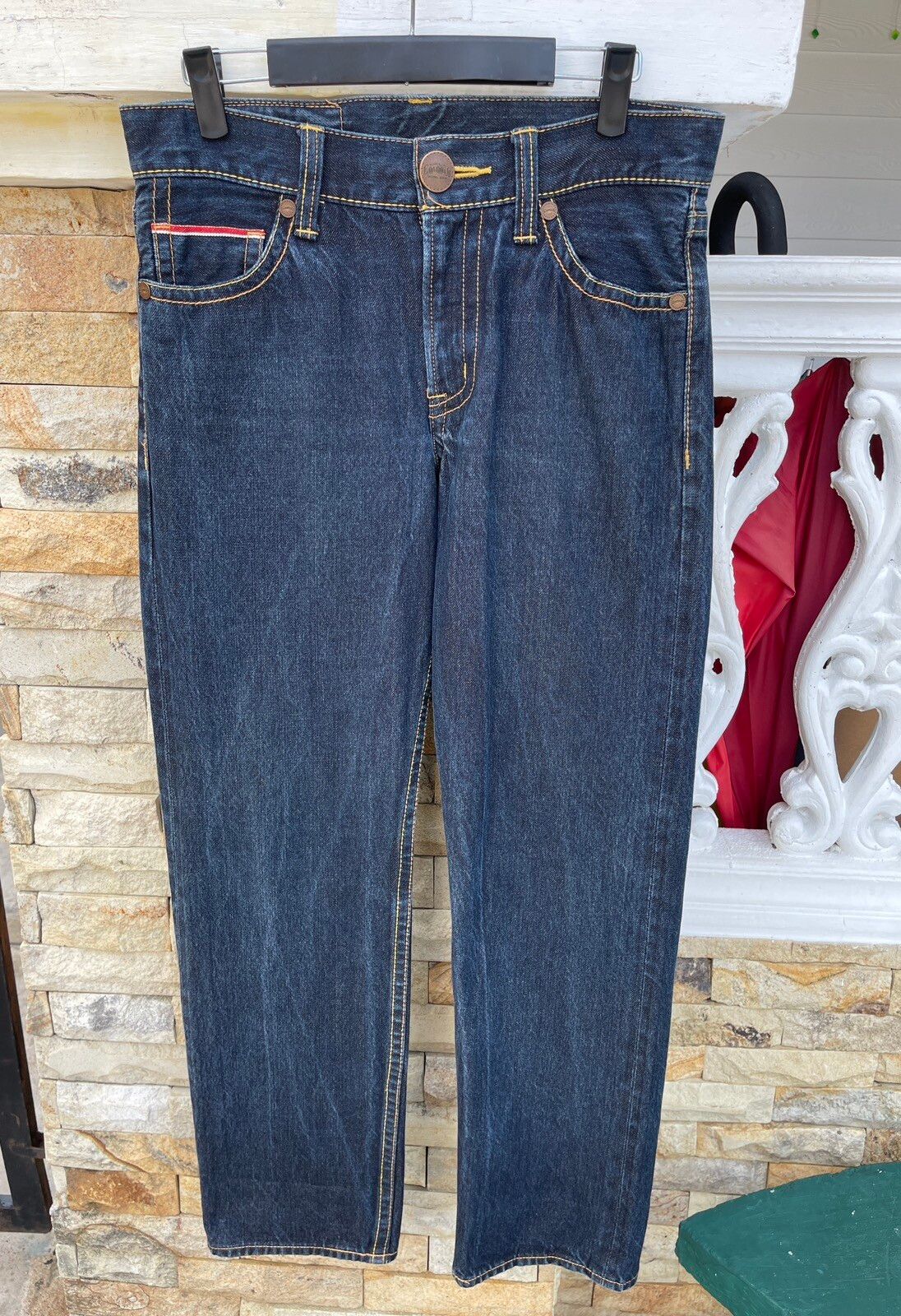 Archival Clothing RaRe‼️Vintage’90s🔥Co&Lu🔥Daicock Selvedge Denim Jeans Size US 32 / EU 48 - 5 Thumbnail
