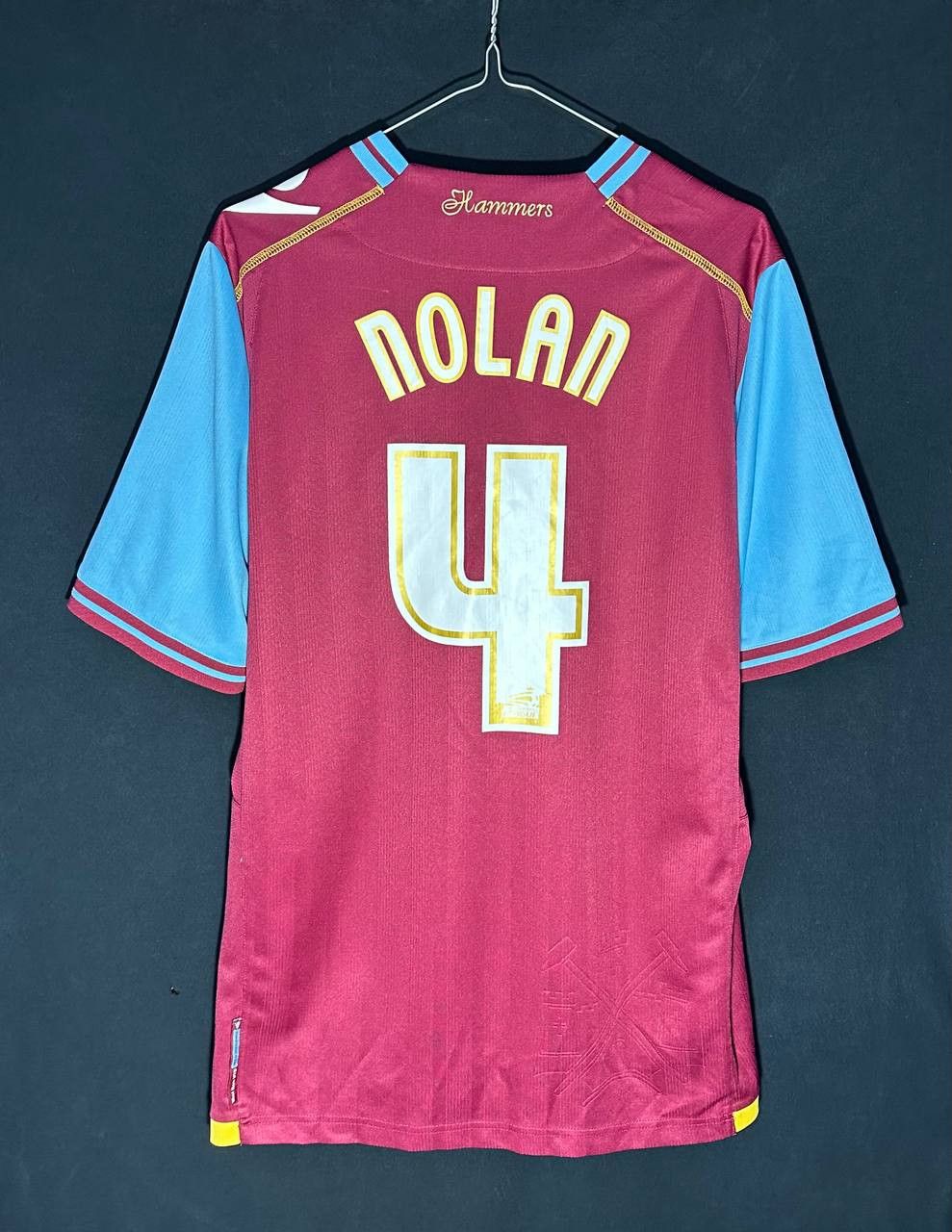 Macron WestHam United 2011 - 2012 NOLAN Home football jersey Macron Size US M / EU 48-50 / 2 - 3 Thumbnail