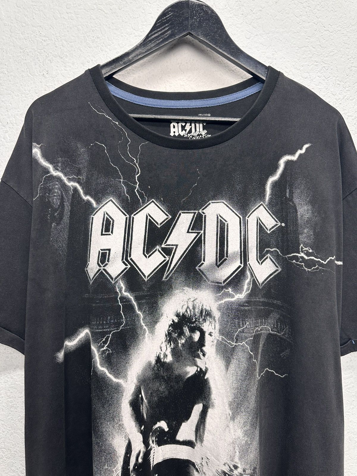 AC/DC Vintage Rock Tee AC/DC Band T-shirt Metallica Black Size US XXL / EU 58 / 5 - 2 Thumbnail