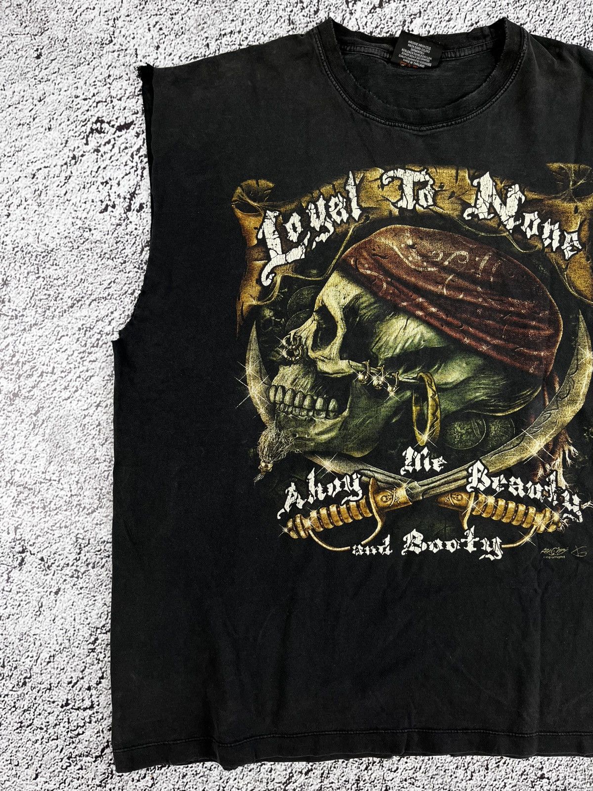 Band Tees Vintage Y2K faded pirate Rock Chang big logo tank top XXL Size US XXL / EU 58 / 5 - 2 Thumbnail
