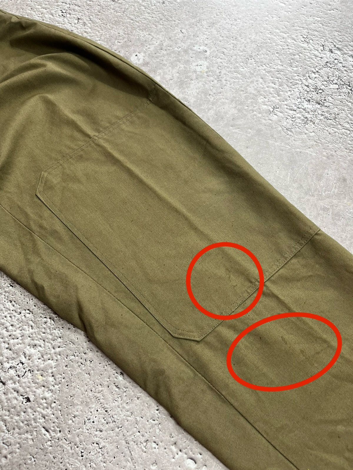 Vintage Vintage Czechoslovakian Army Field Pants Olive Green C-3 Size US 31 - 17 Thumbnail
