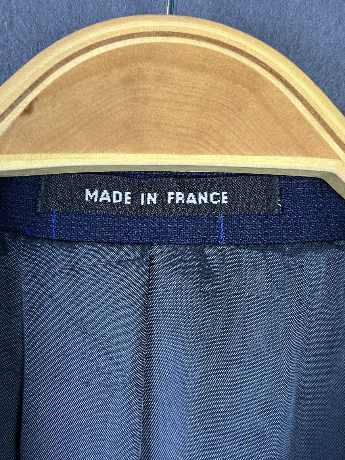 Vintage Accent Glen Plaid Blazer Made in France Size 42R - 9 Thumbnail