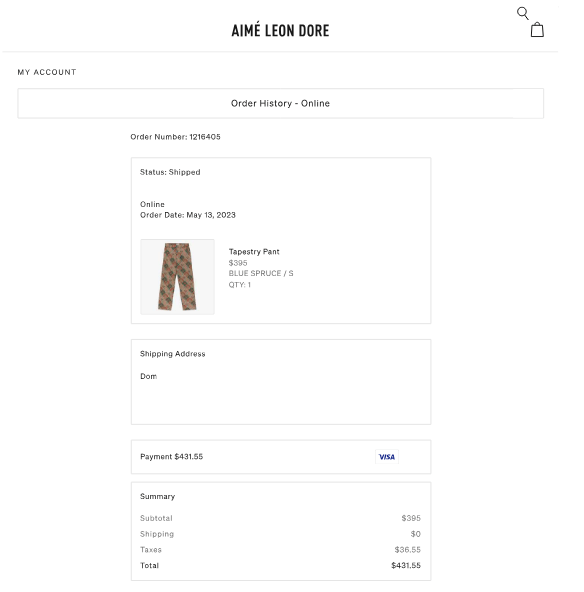 Aime Leon Dore Tapestry Pant Size US 30 / EU 46 - 10 Thumbnail