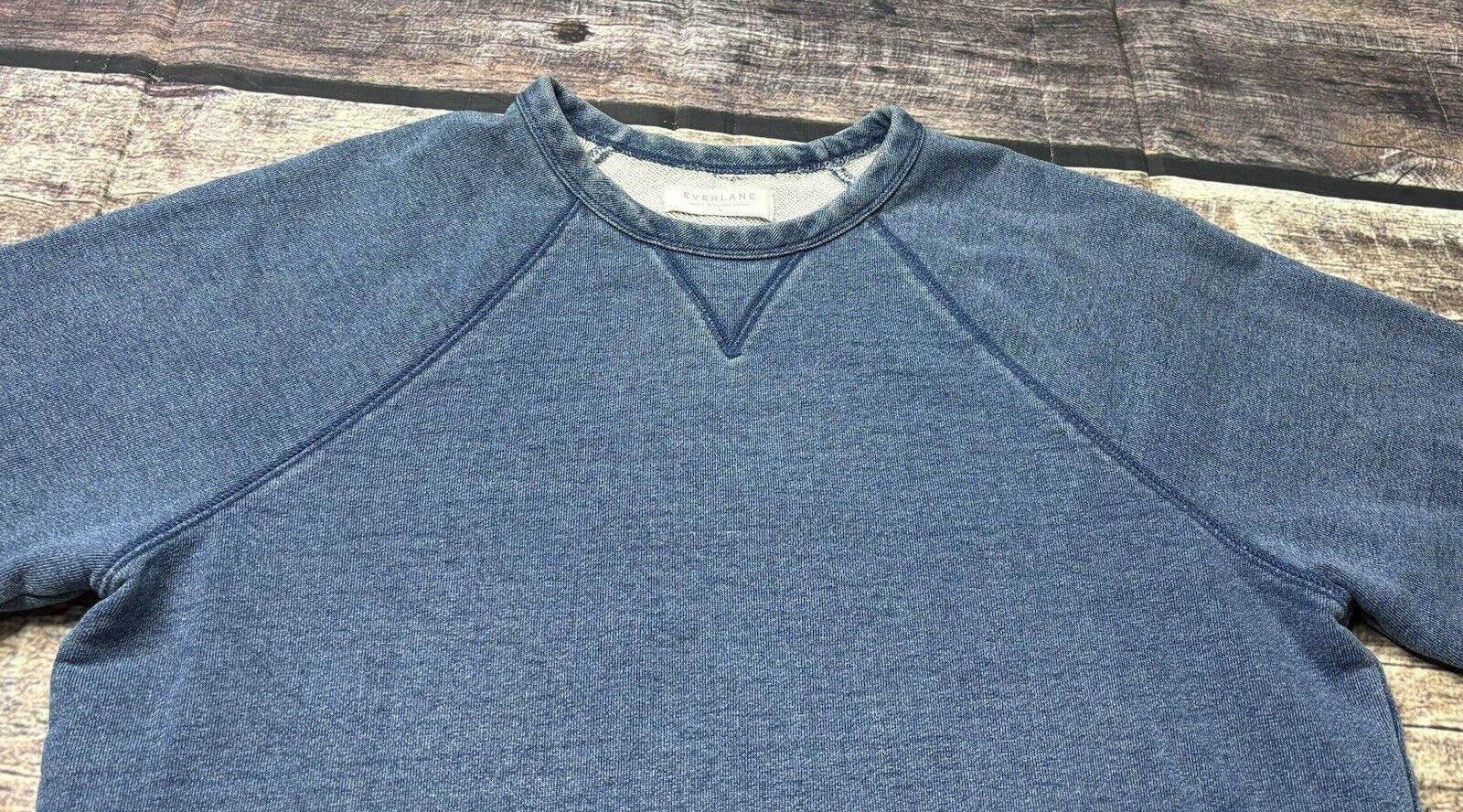 Everlane Everlane Sweatshirt Men's Medium Cotton Crew Neck Pullover Size US 32 / EU 48 - 4 Thumbnail