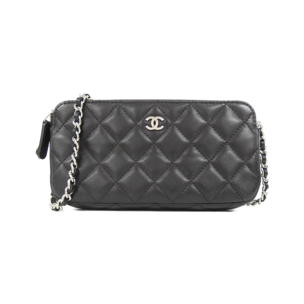Chanel Chanel Chanel Timeless Classic Lambskin Chain Wallet Leather Shoulder DUTY FREE for USA Size ONE SIZE - 1 Thumbnail
