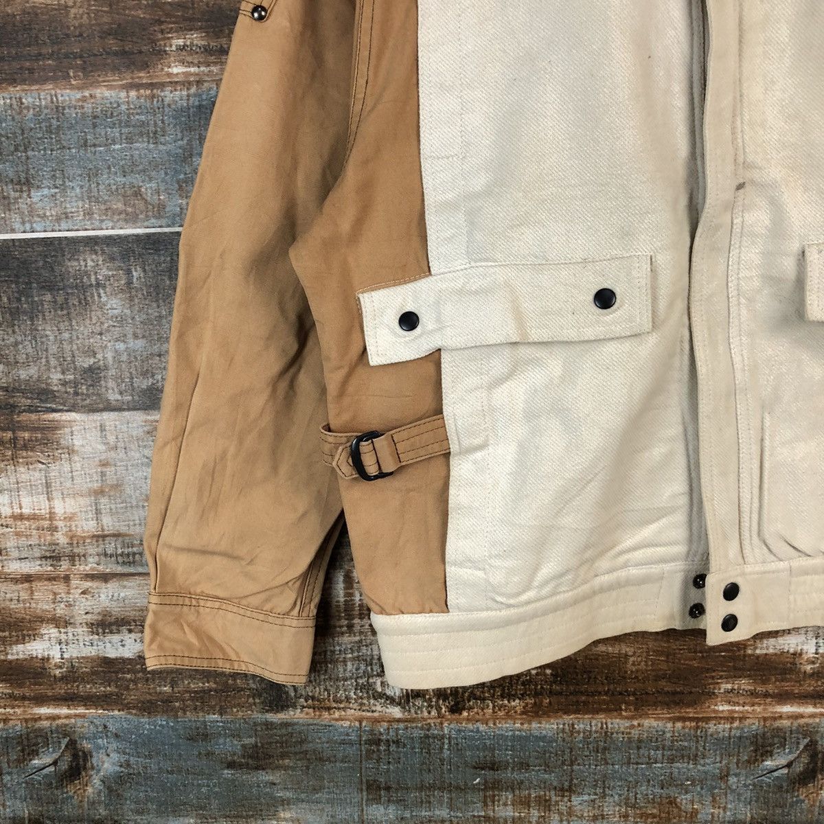 DC DC Brown vintage Bombers Jacket #A2200 Size US M / EU 48-50 / 2 - 7 Thumbnail