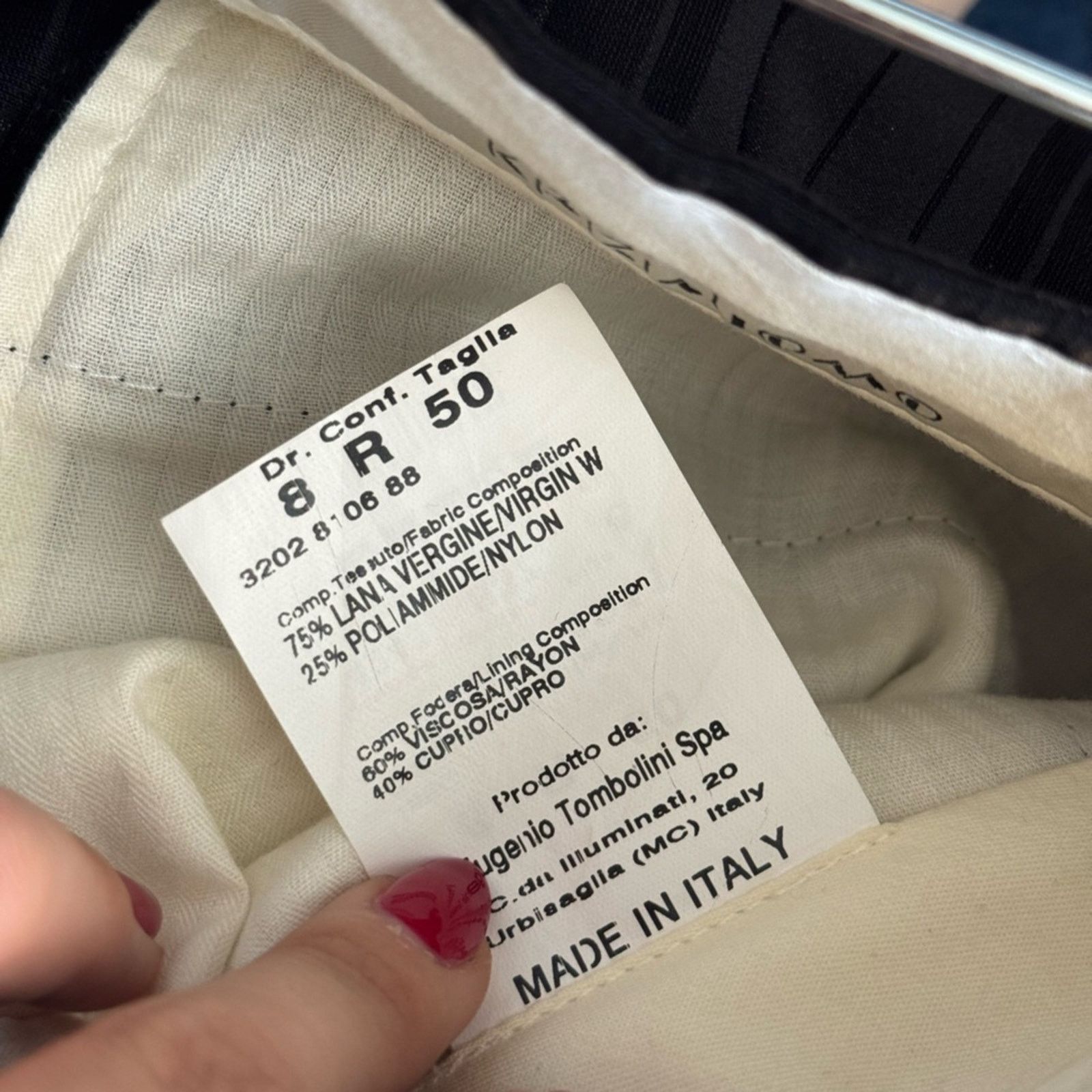 & Other Stories KRIZIA UOMO Black Pants Size US 34 / EU 50 - 5 Thumbnail