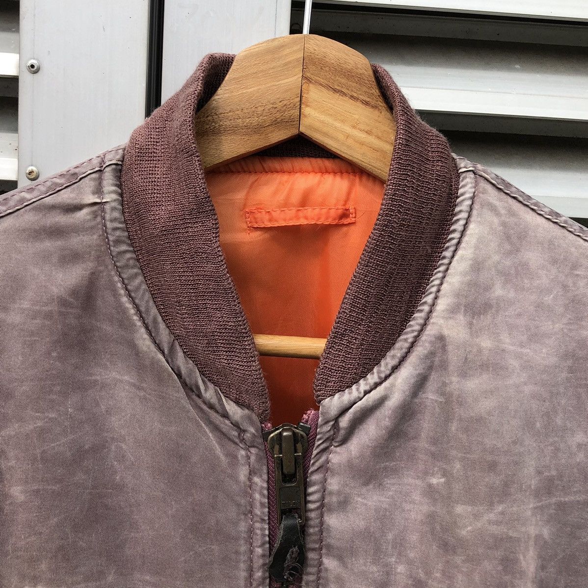 Vintage Vintage Sun Faded Ma-1 Bomber Jacket By Unique Size US M / EU 48-50 / 2 - 11 Thumbnail