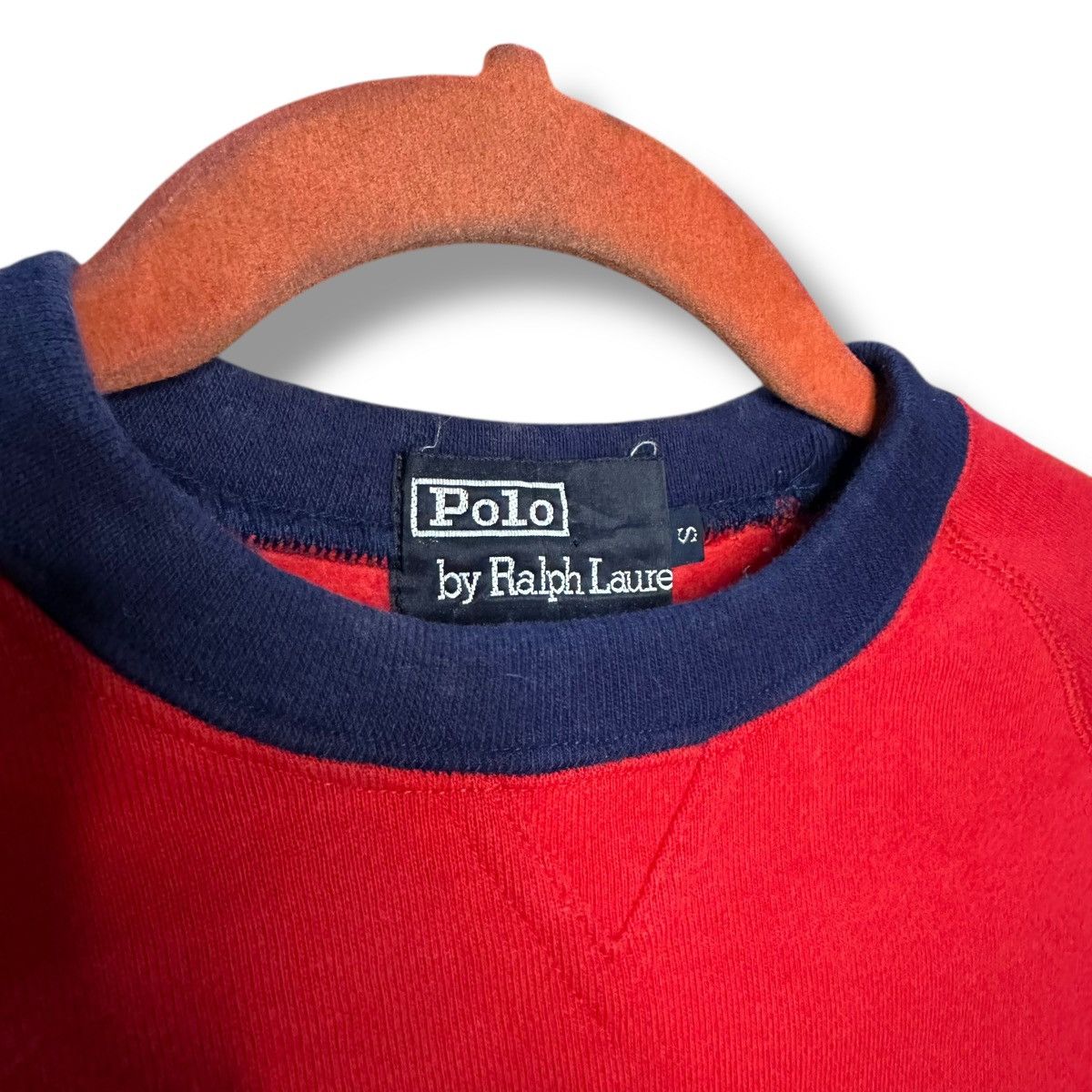 Polo Ralph Lauren Vintage Polo Ralph Lauren Crewneck Rugby Two Tone Sweatshirt Size US S / EU 44-46 / 1 - 5 Thumbnail