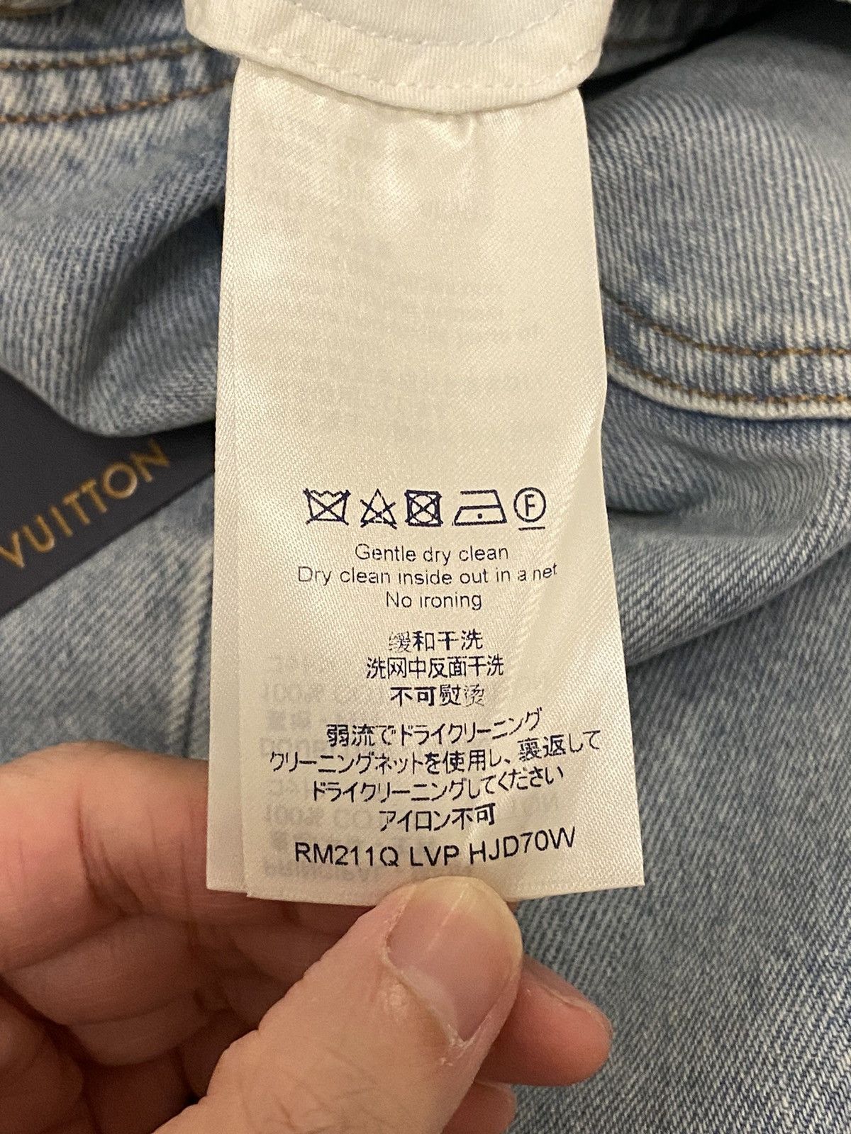 Louis Vuitton Louis Vuitton blue washed slim denim jeans 30 Size US 30 / EU 46 - 9 Thumbnail