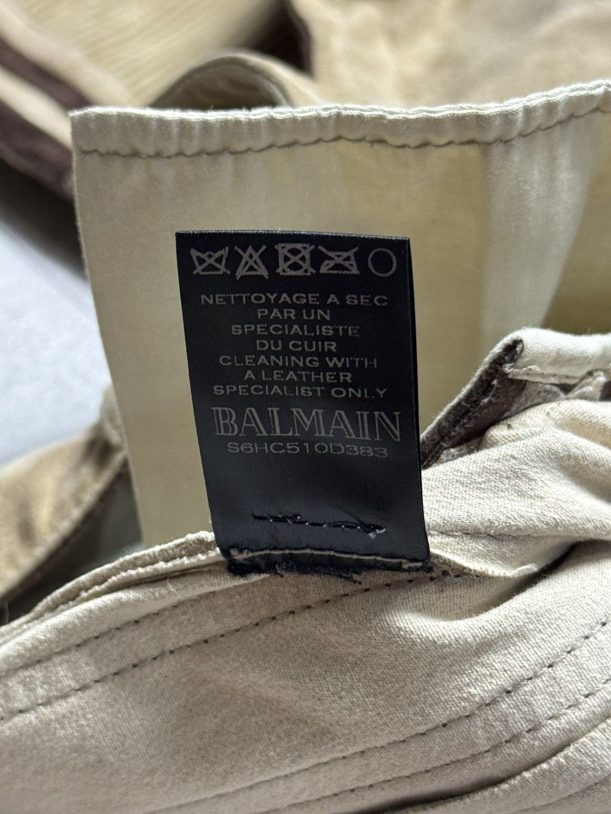 Baimain Leather Suede biker Pants
