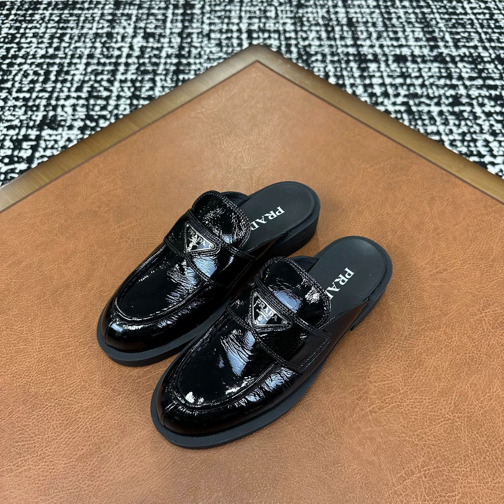 Prada Prada Patent Sandals it_37-5 Women Size US 7.5 / IT 37.5 - 1 Thumbnail