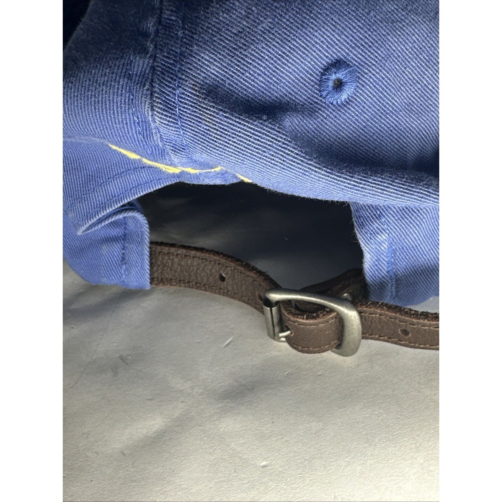 Polo Ralph Lauren Polo Ralph Lauren Blue Ball Cap Chino Hat Yellow Pony Size ONE SIZE - 6 Thumbnail