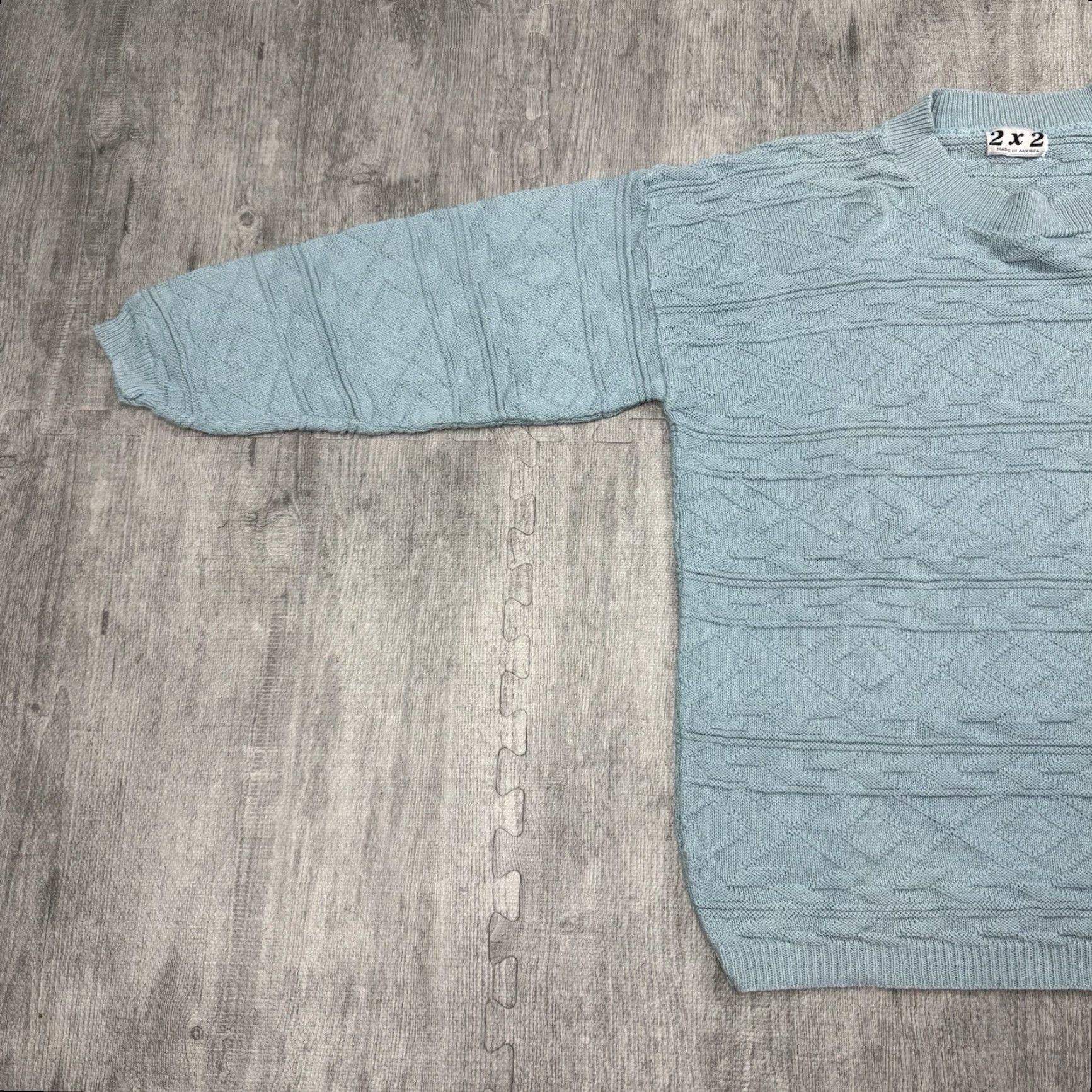 Coogi VINTAGE 90S BLUE COOGI STYLE KNIT PULLOVER SWEATER MENS XL Size US XL / EU 56 / 4 - 4 Thumbnail