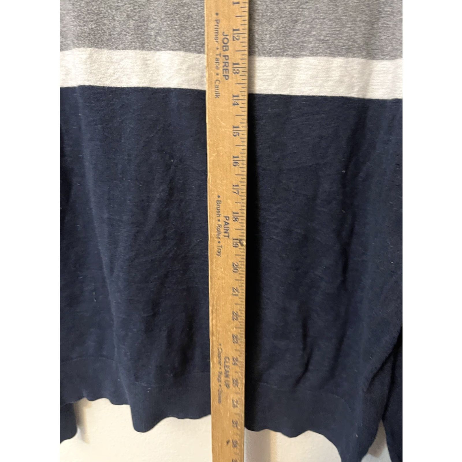 Old Navy Old Navy Mens Long Sleeve Blue Chest Stripe Crew Neck Sweater Large Size Size US L / EU 52-54 / 3 - 4 Thumbnail
