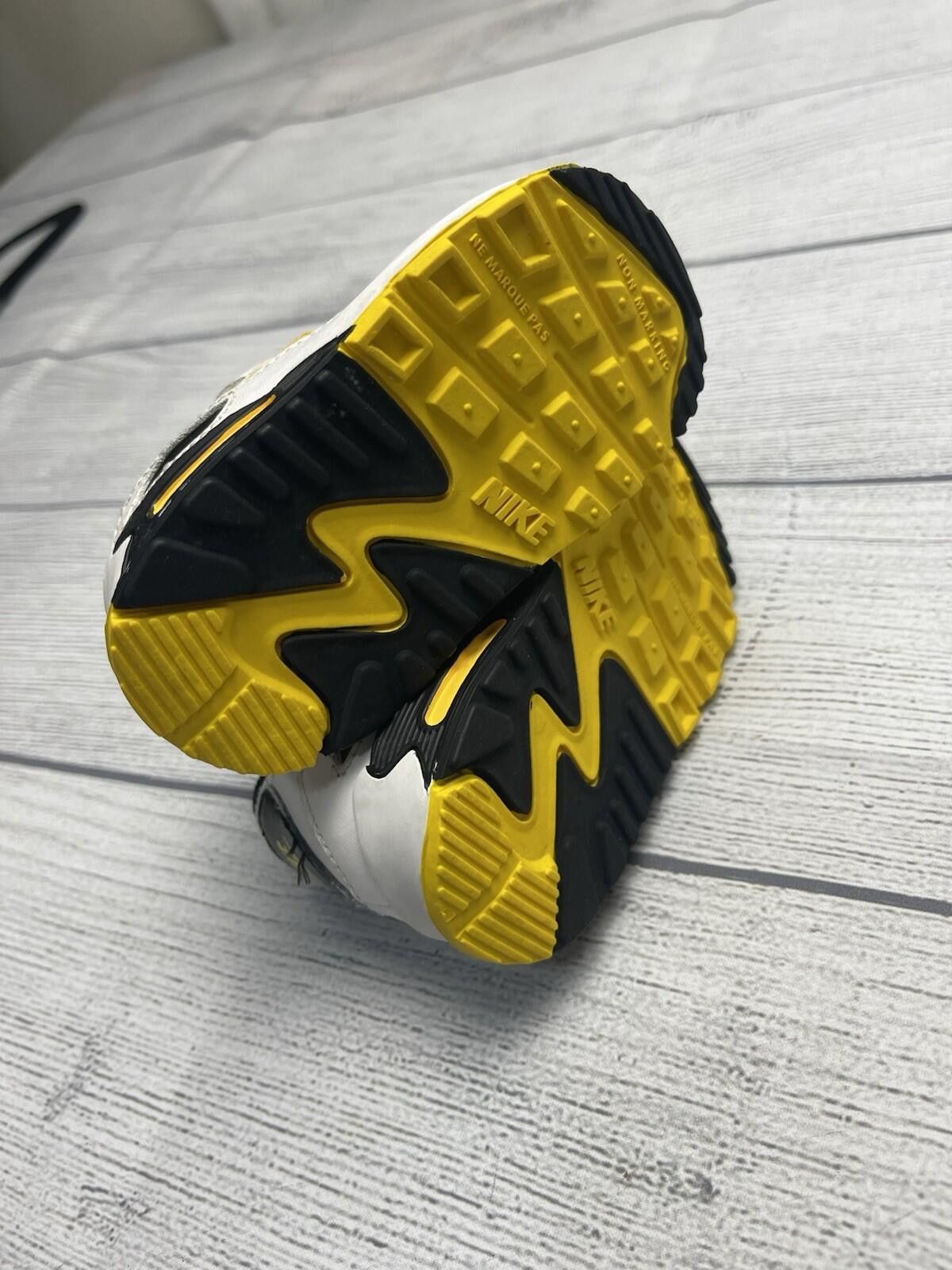 Nike Nike Air Max 90 Black Yellow Sneakers Infant Size 3c Size US 5 / EU 37 - 5 Thumbnail