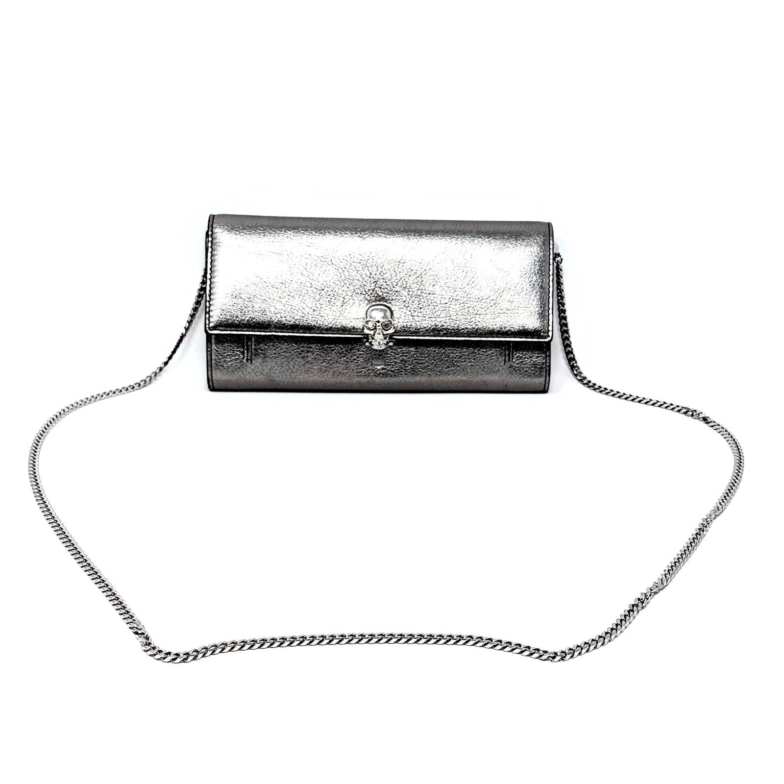 Alexander McQueen Skull chain wallet | Grailed