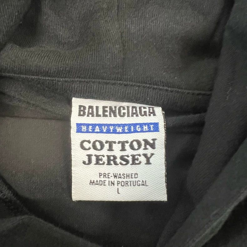 Balenciaga Balenciaga Hooded Sweatshirt with Mirror Label Exposed hood Size US L / EU 52-54 / 3 - 5 Thumbnail