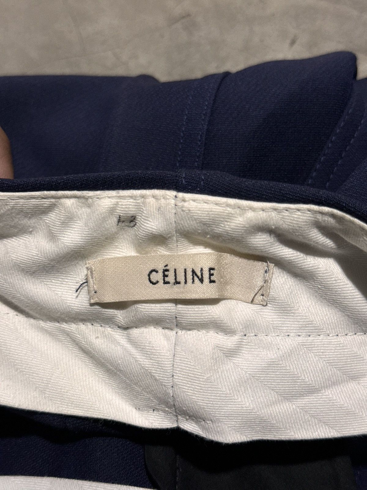 Celine Celine Phoebe Philo Era highwaist wool trouser Size 28" / US 6 / IT 42 - 3 Thumbnail