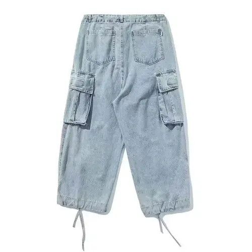 High Sport × Japanese Brand × Jean 20AW Indigo Union Japan Washed Denim Worker Jogger Pants Size US 32 / EU 48 - 2 Thumbnail