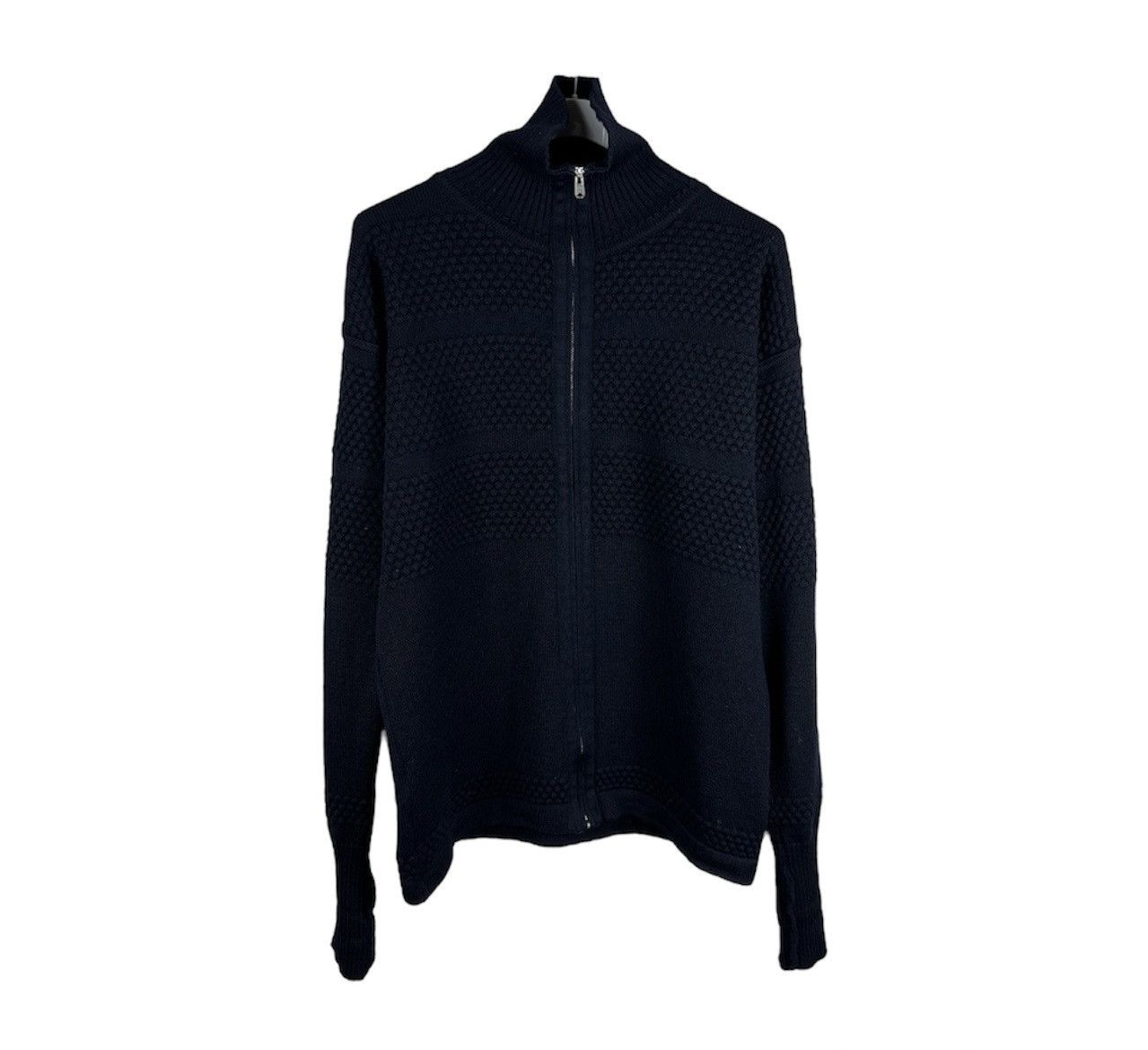 S.N.S. Herning Vintage S.N.S. Herning fisherman knit wool cardigan sweater Size US XXL / EU 58 / 5 - 2 Thumbnail
