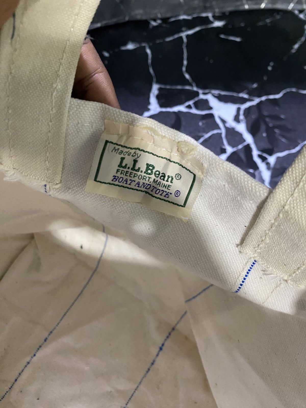L.L. Bean Vintage 80s LL bean tote and boat canvas bag Size ONE SIZE - 10 Thumbnail
