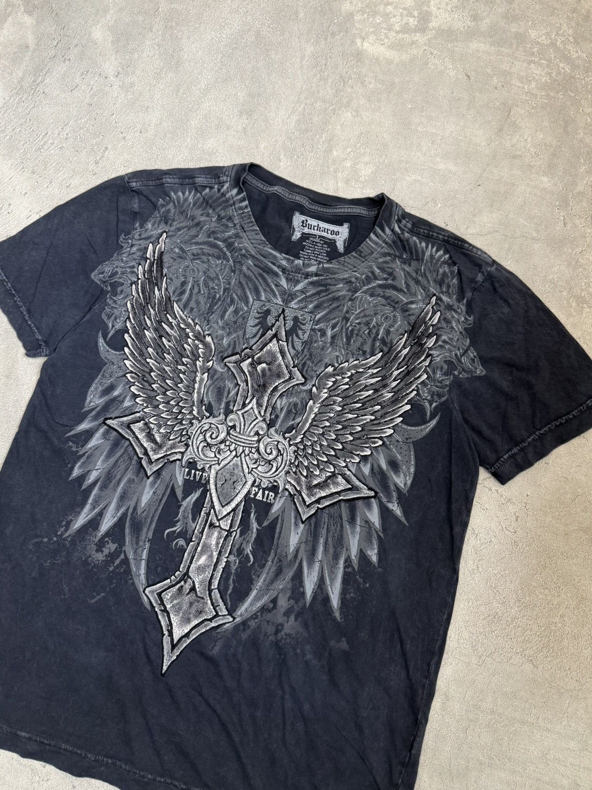 BUCKAROO Y2k Buckaroo Live Fair Cross Ifsixwasnine Tshirt Size US M / EU 48-50 / 2 - 3 Thumbnail