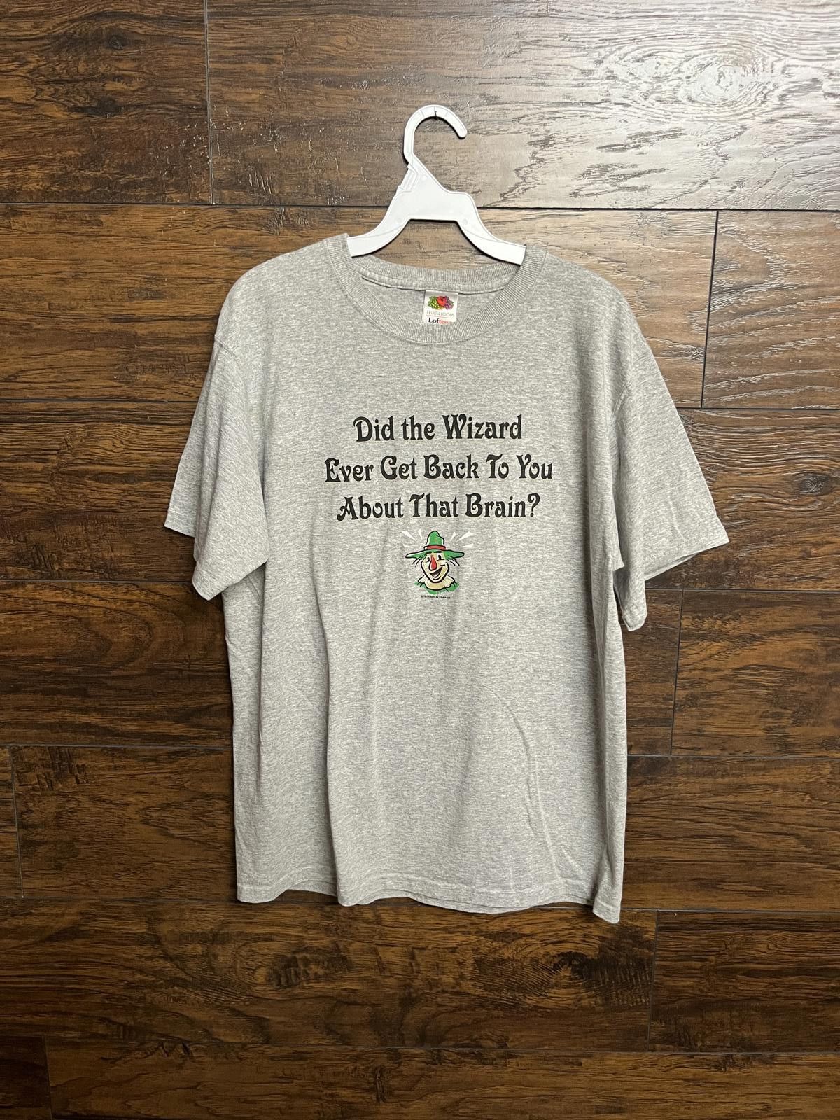 Fruit Of The Loom Scarecrow T-shirt Did Wizard Get Back to You About Brain Tee Size US L / EU 52-54 / 3 - 1 Thumbnail