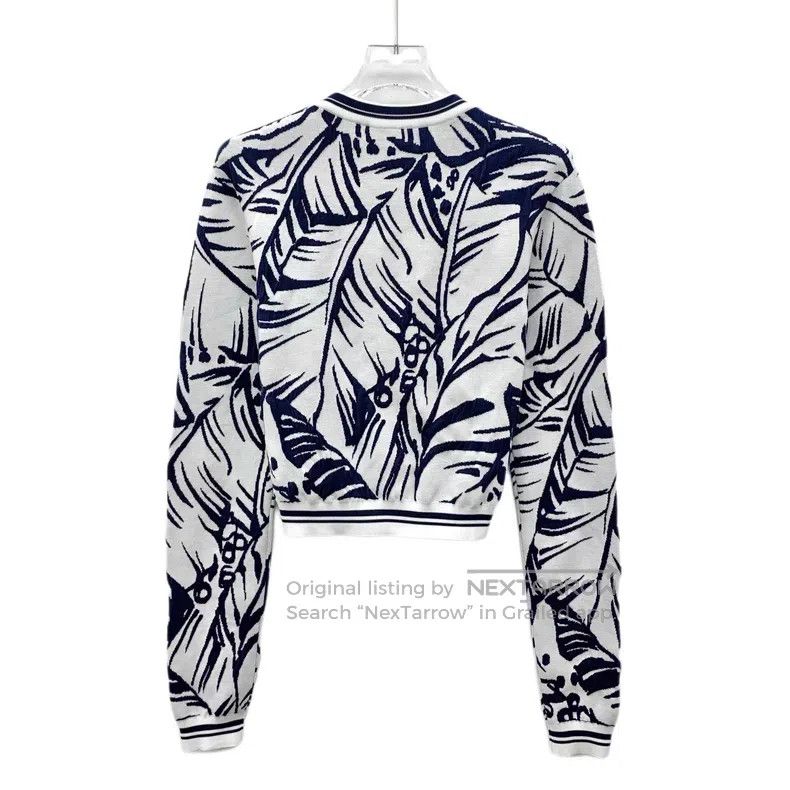 Louis Vuitton Louis Vuitton 24 color-block jacquard cotton crewneck sing Size S / US 4 / IT 40 - 2 Thumbnail