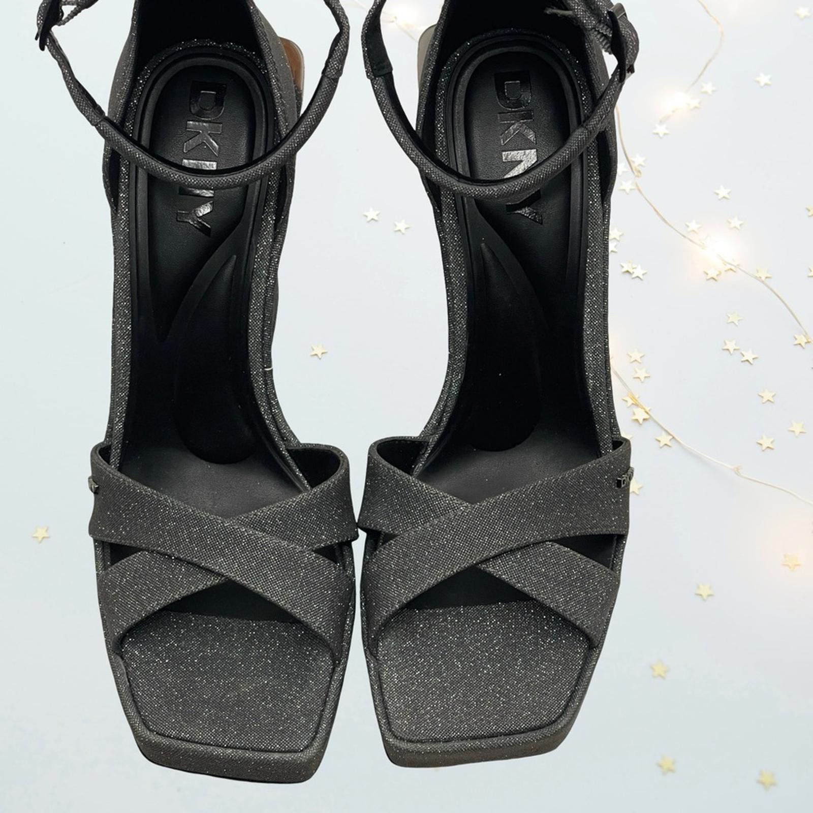 DKNY DKNY - Elegant Black Glitter Women's Heels in size 8 NWOT Size US 8 / IT 38 - 2 Thumbnail
