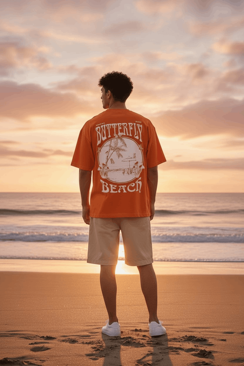Nahmias Nahmias Butterfly Beach T-shirt Size US M / EU 48-50 / 2 - 2 Thumbnail