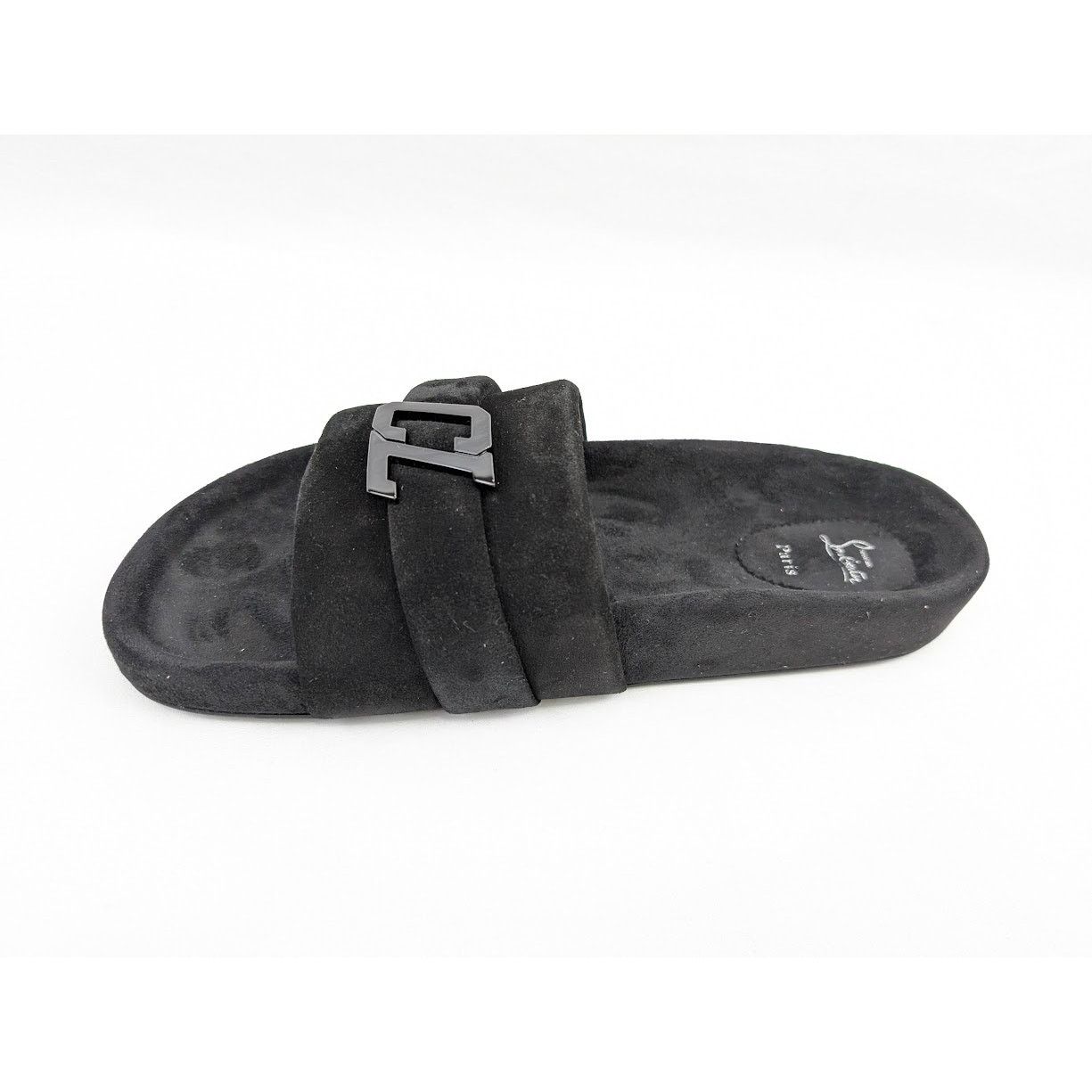 Christian Louboutin o1rshd1 Crosta Varsimule Bizz Flat in Black Size US 11 / EU 44 - 10 Thumbnail