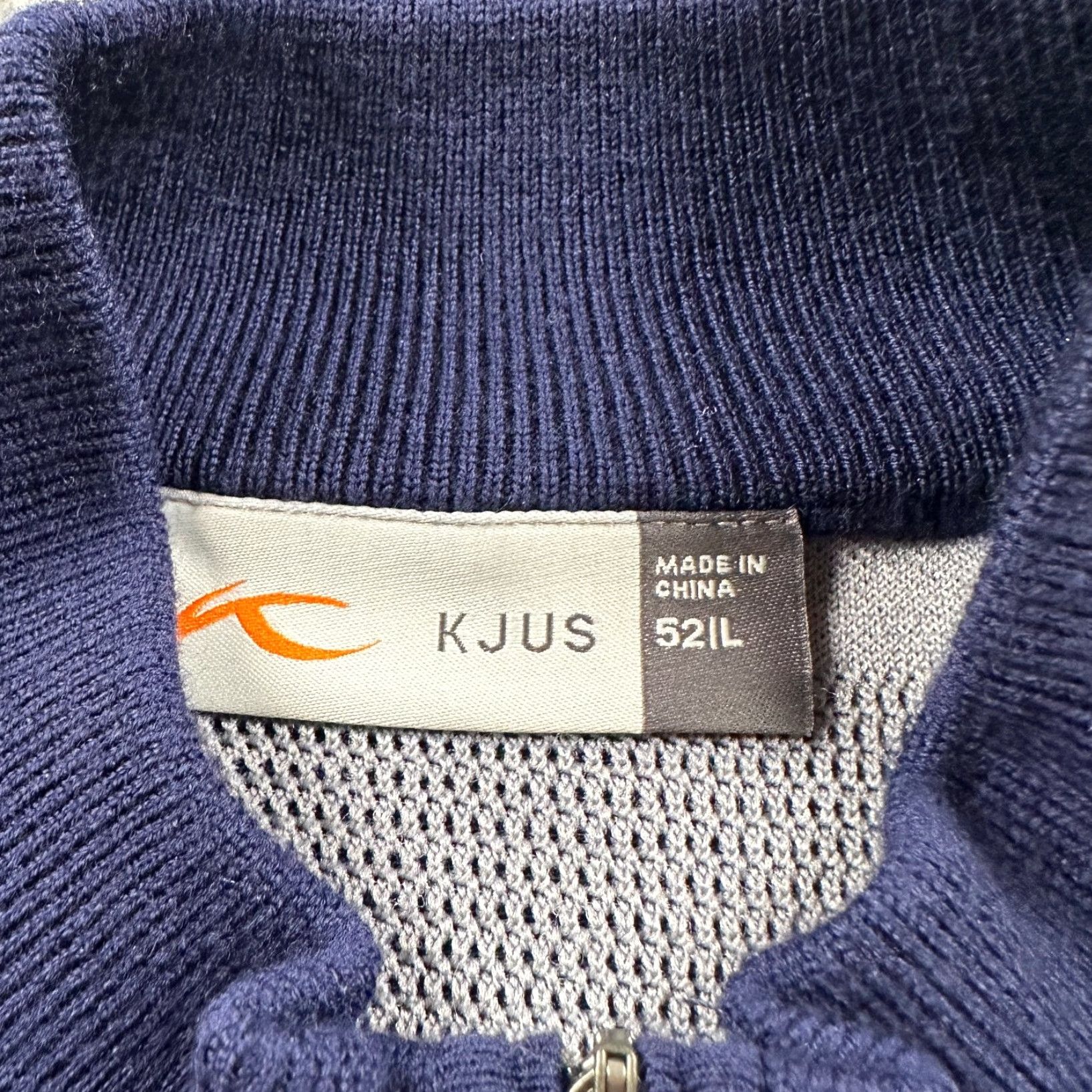 KJUS KJUS Kulm Sweater Mens L Navy Merino Wool Half-Zip Golf Pullover Size US L / EU 52-54 / 3 - 4 Thumbnail