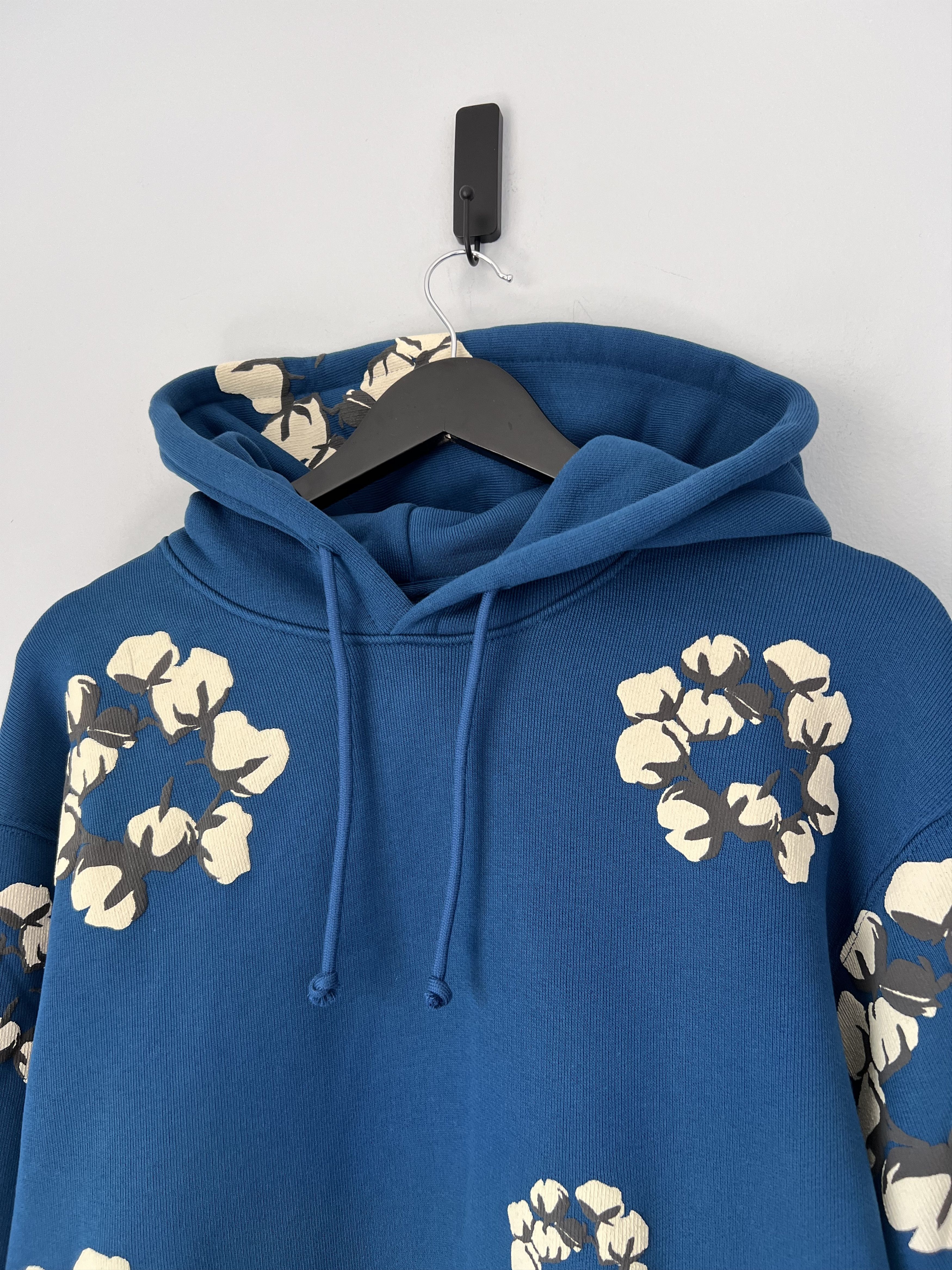 Cactus Plant Flea Market × DENIM TEARS CPFM Denim Tears Cotton Wreath Sweatsuit in Navy Blue Size US L / EU 52-54 / 3 - 3 Thumbnail