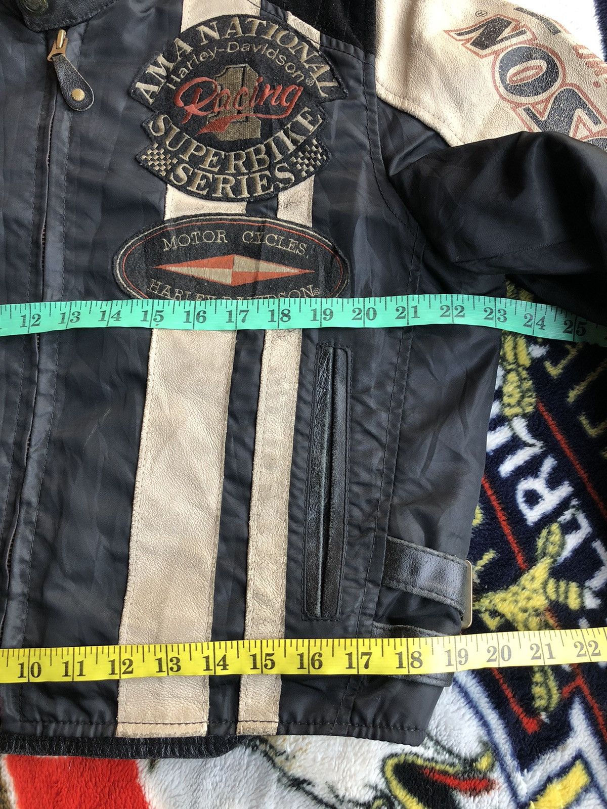 Harley Davidson Vintage Harley-Davidson Superbike Rider Leather Jacket Size US M / EU 48-50 / 2 - 17 Thumbnail