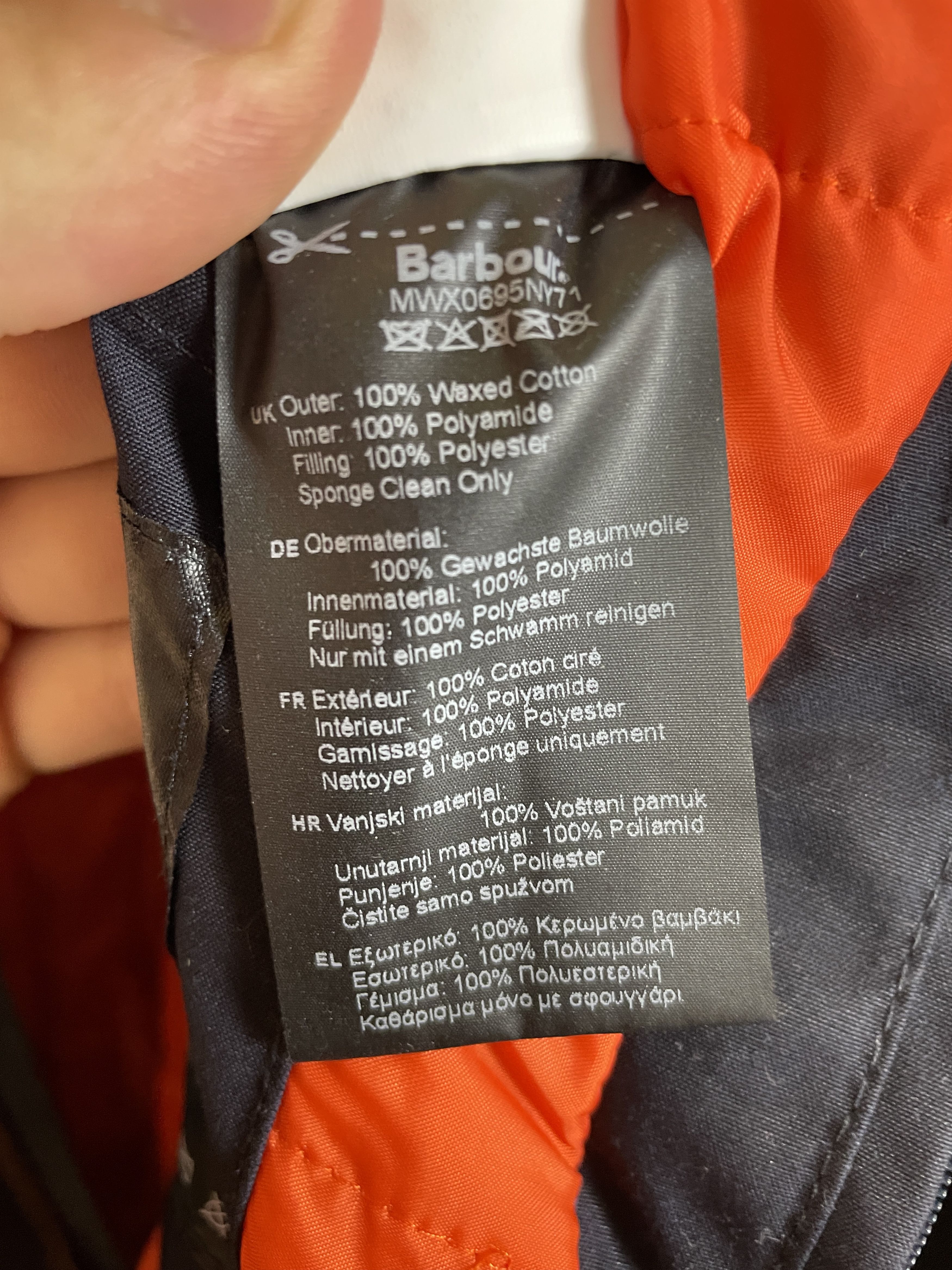 Barbour Barbour Dept B Captain Phillips Navy Radar Jacket Size US L / EU 52-54 / 3 - 9 Thumbnail