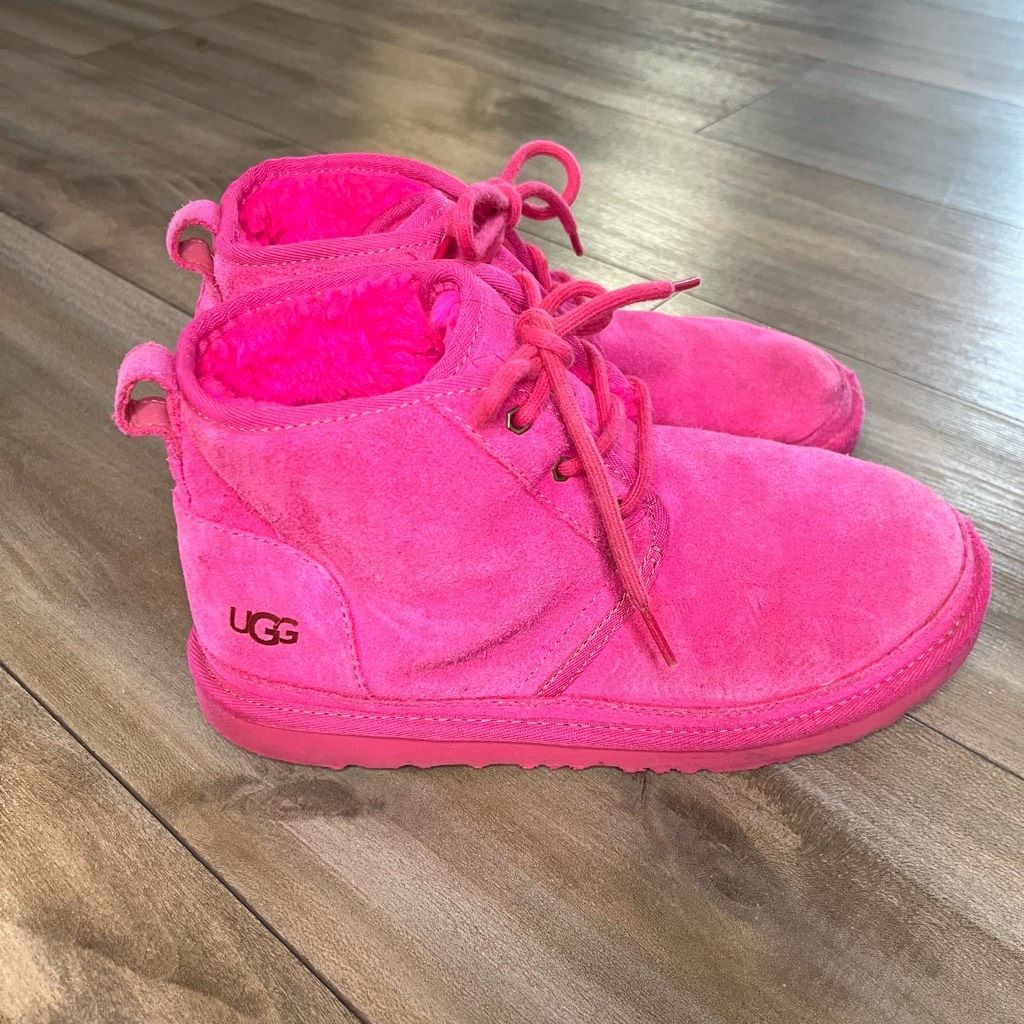 Ugg Ugg Hot Pink Neumel Slipper Boot Houseshoe Women 6 Size US 6 / IT 36 - 3 Thumbnail