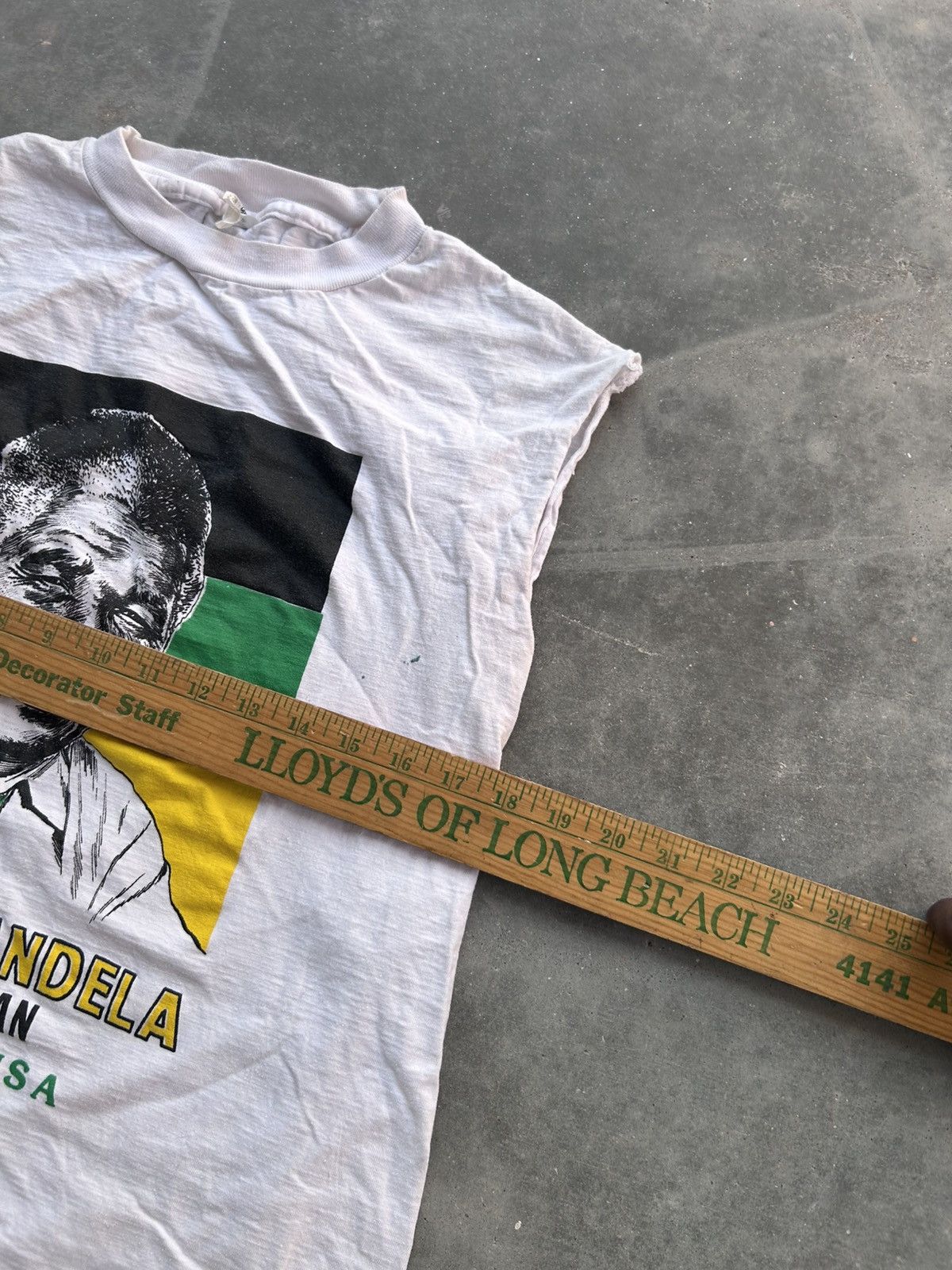 Vintage Vintage 90s Nelson Mandela Tank Top shirt Size US M / EU 48-50 / 2 - 7 Thumbnail
